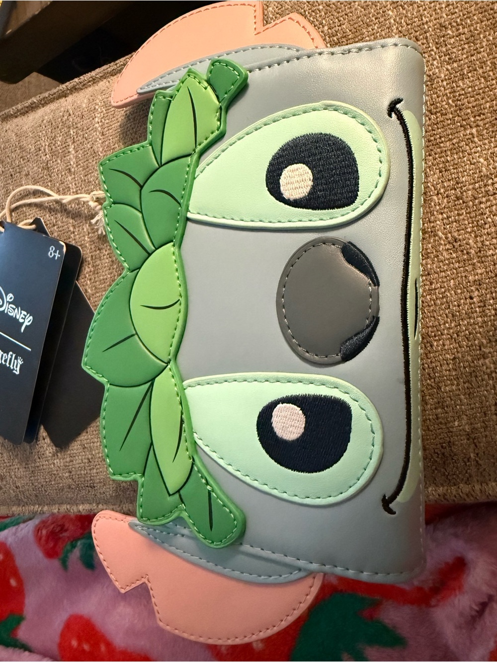 Disney Stitch Floral Loungefly Wallet- Mint & Pastel